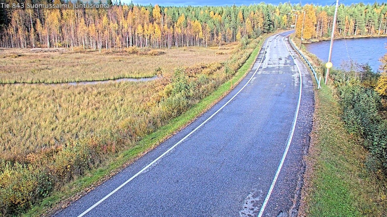 Kelikamerat Kuva Tie 843 Suomussalmi, Juntusranta, Suomussalmi, Kainuu