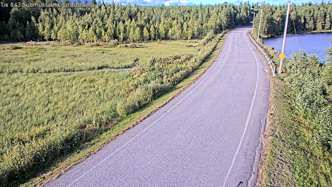 Kelikamerat Kuva Tie 843 Suomussalmi, Juntusranta, Suomussalmi, Kainuu