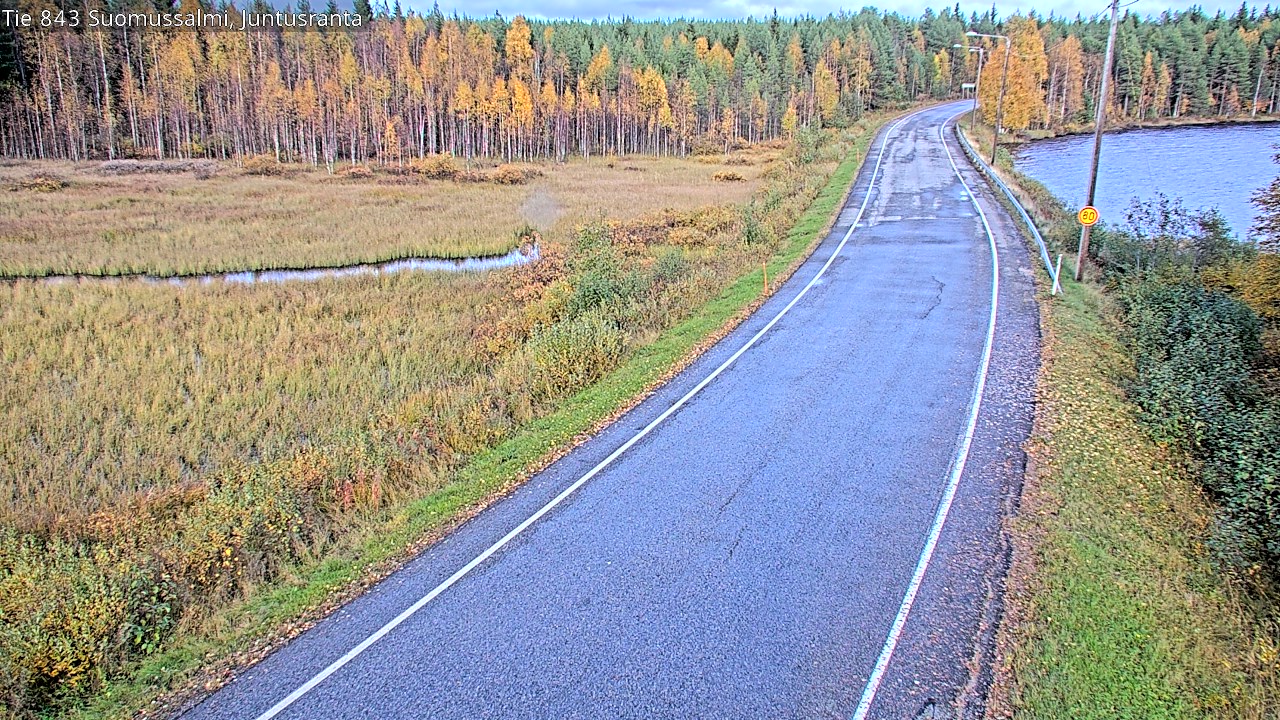 Kelikamerat Kuva Tie 843 Suomussalmi, Juntusranta, Suomussalmi, Kainuu