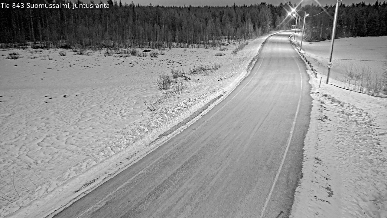 Kelikamerat Kuva Tie 843 Suomussalmi, Juntusranta, Suomussalmi, Kainuu