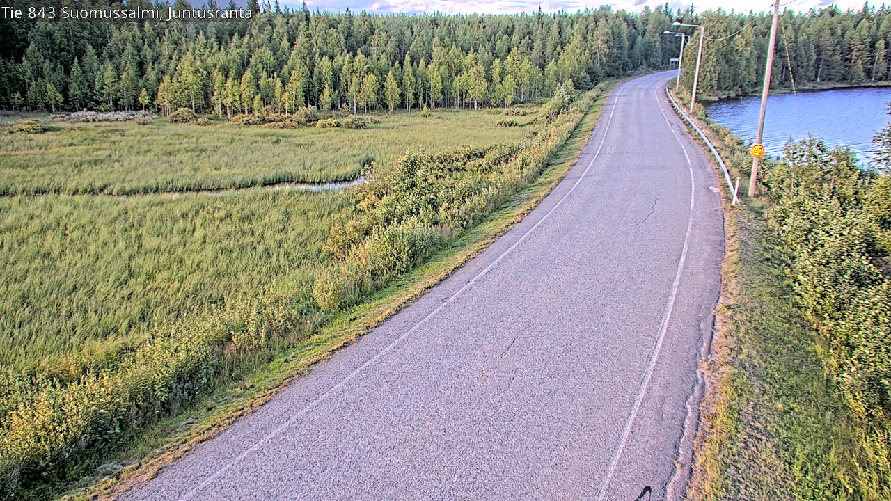Kelikamerat Kuva Tie 843 Suomussalmi, Juntusranta, Suomussalmi, Kainuu