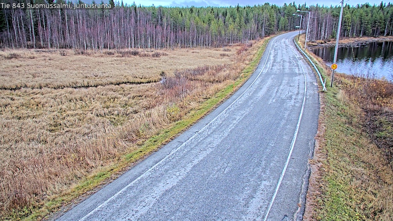 Kelikamerat Kuva Tie 843 Suomussalmi, Juntusranta, Suomussalmi, Kainuu