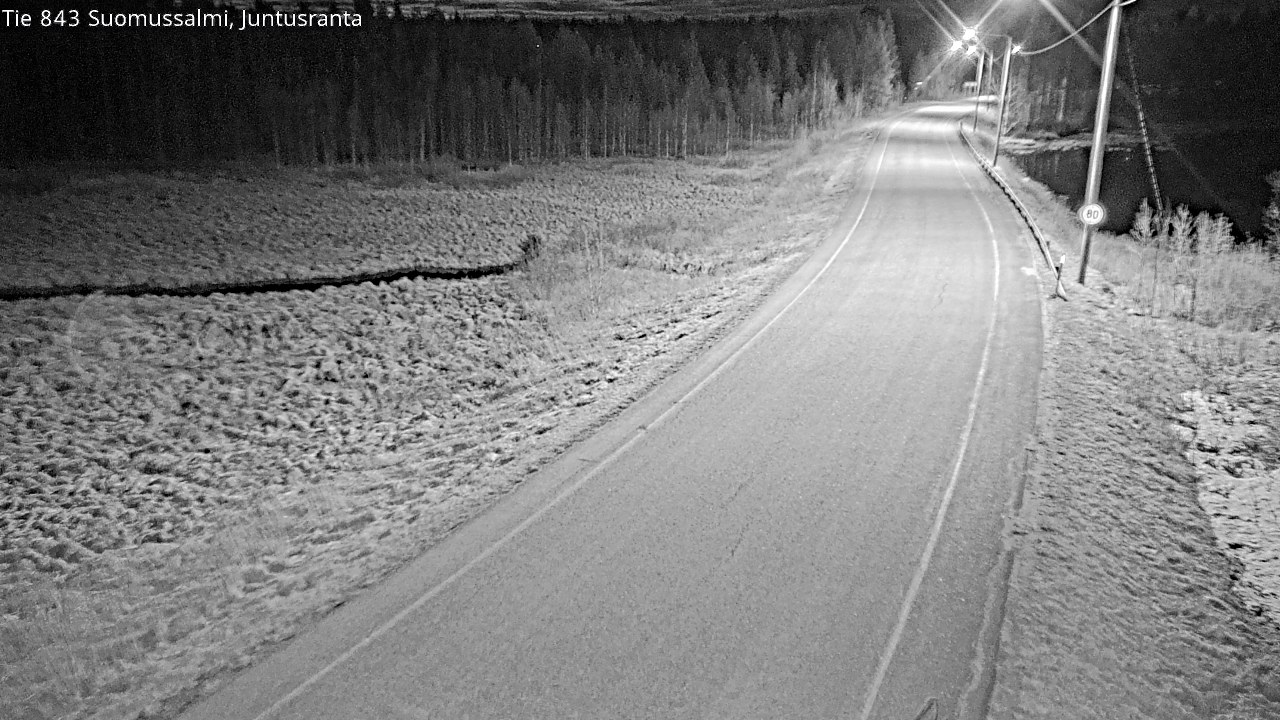 Kelikamerat Kuva Tie 843 Suomussalmi, Juntusranta, Suomussalmi, Kainuu