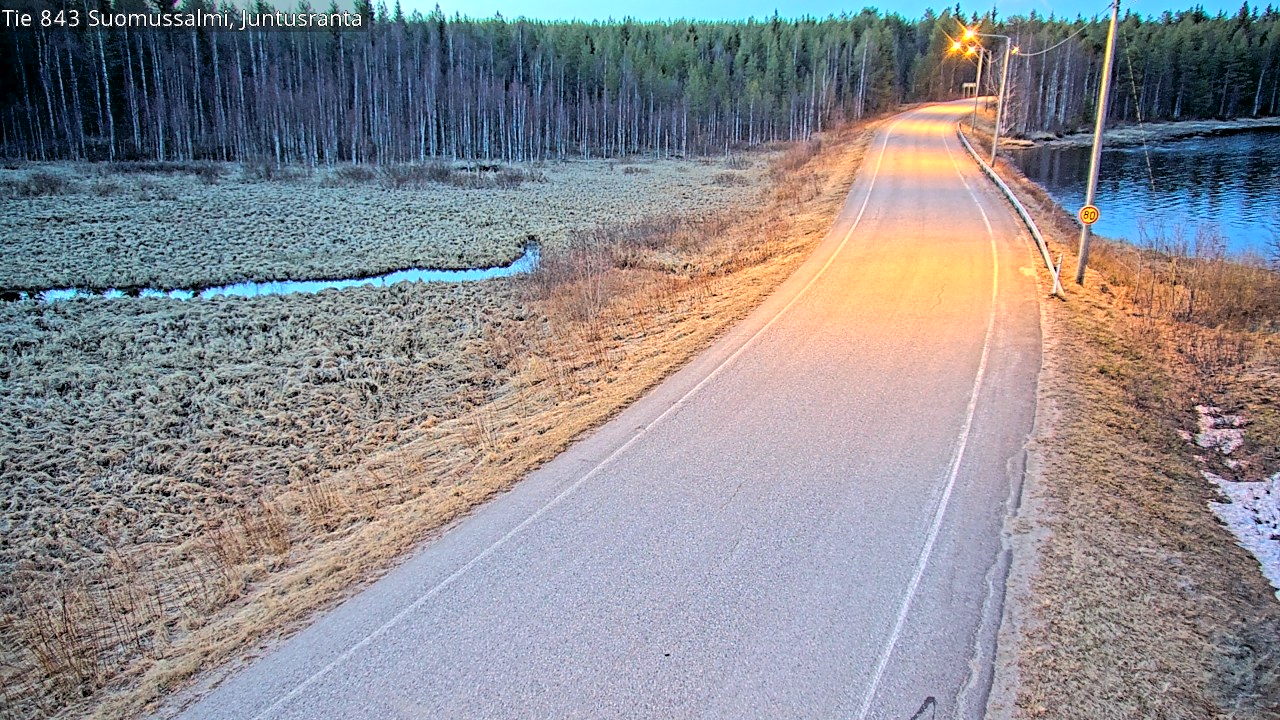Kelikamerat Kuva Tie 843 Suomussalmi, Juntusranta, Suomussalmi, Kainuu