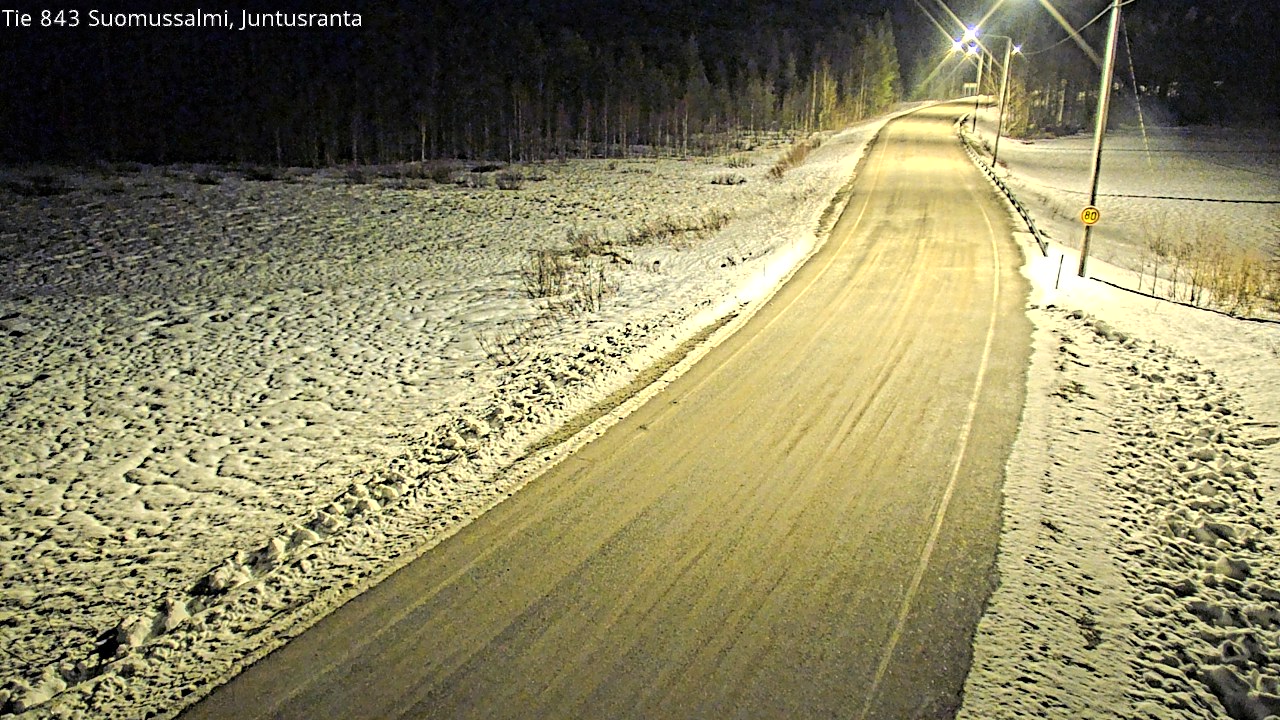 Kelikamerat Kuva Tie 843 Suomussalmi, Juntusranta, Suomussalmi, Kainuu