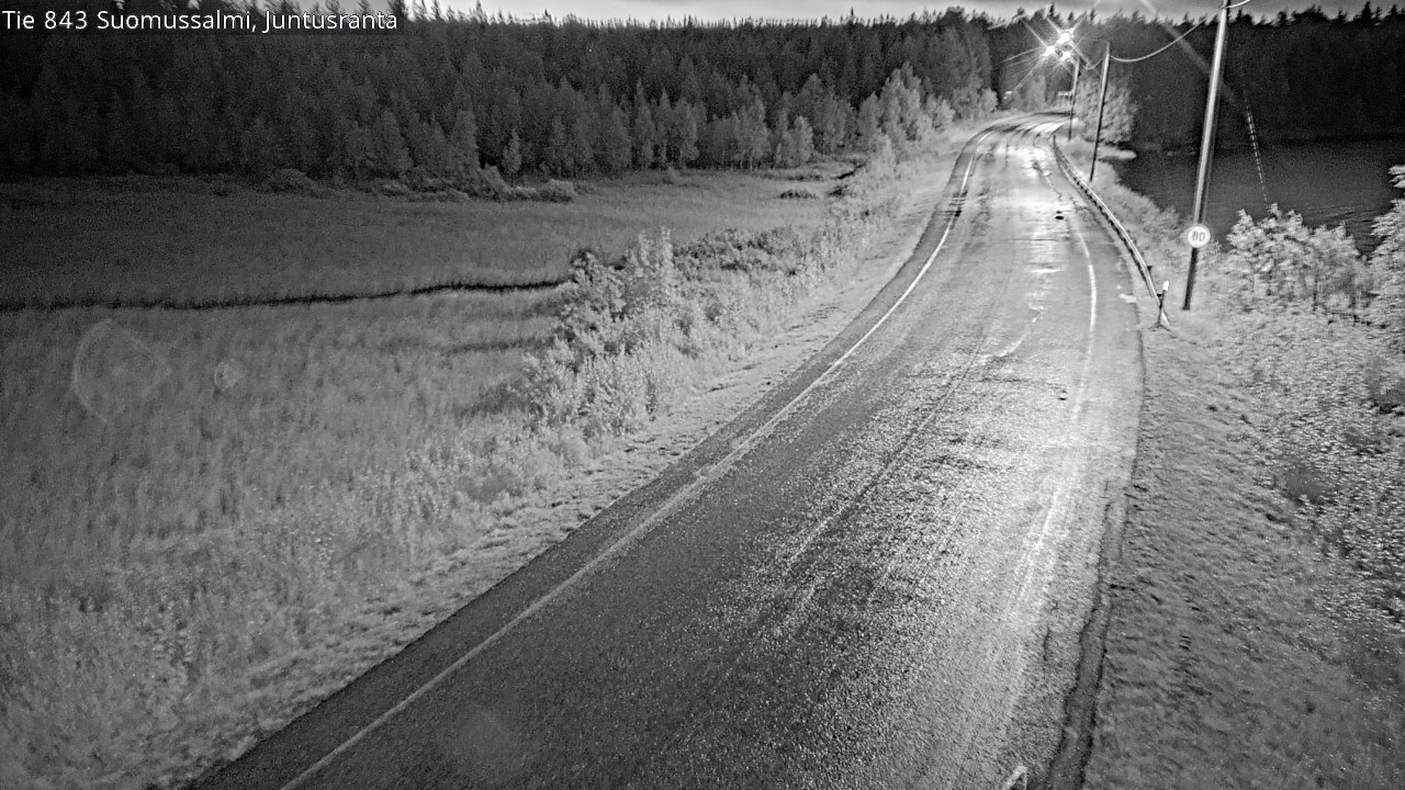 Kelikamerat Kuva Tie 843 Suomussalmi, Juntusranta, Suomussalmi, Kainuu