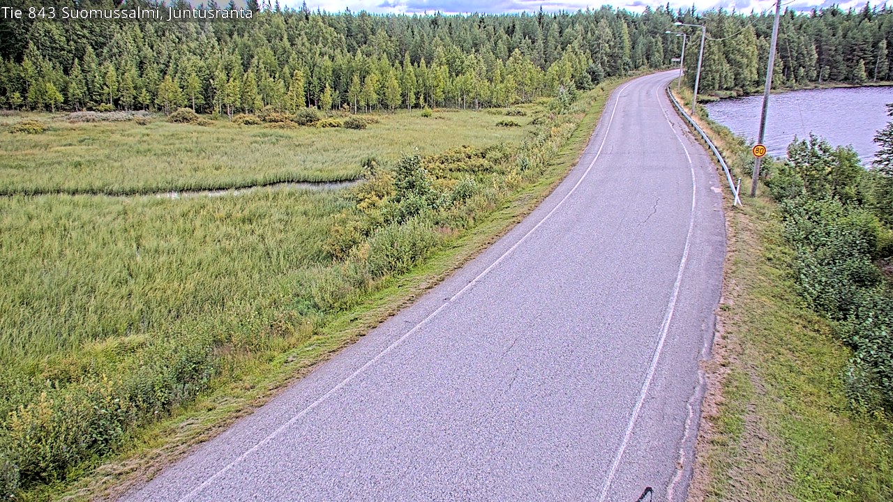 Kelikamerat Kuva Tie 843 Suomussalmi, Juntusranta, Suomussalmi, Kainuu