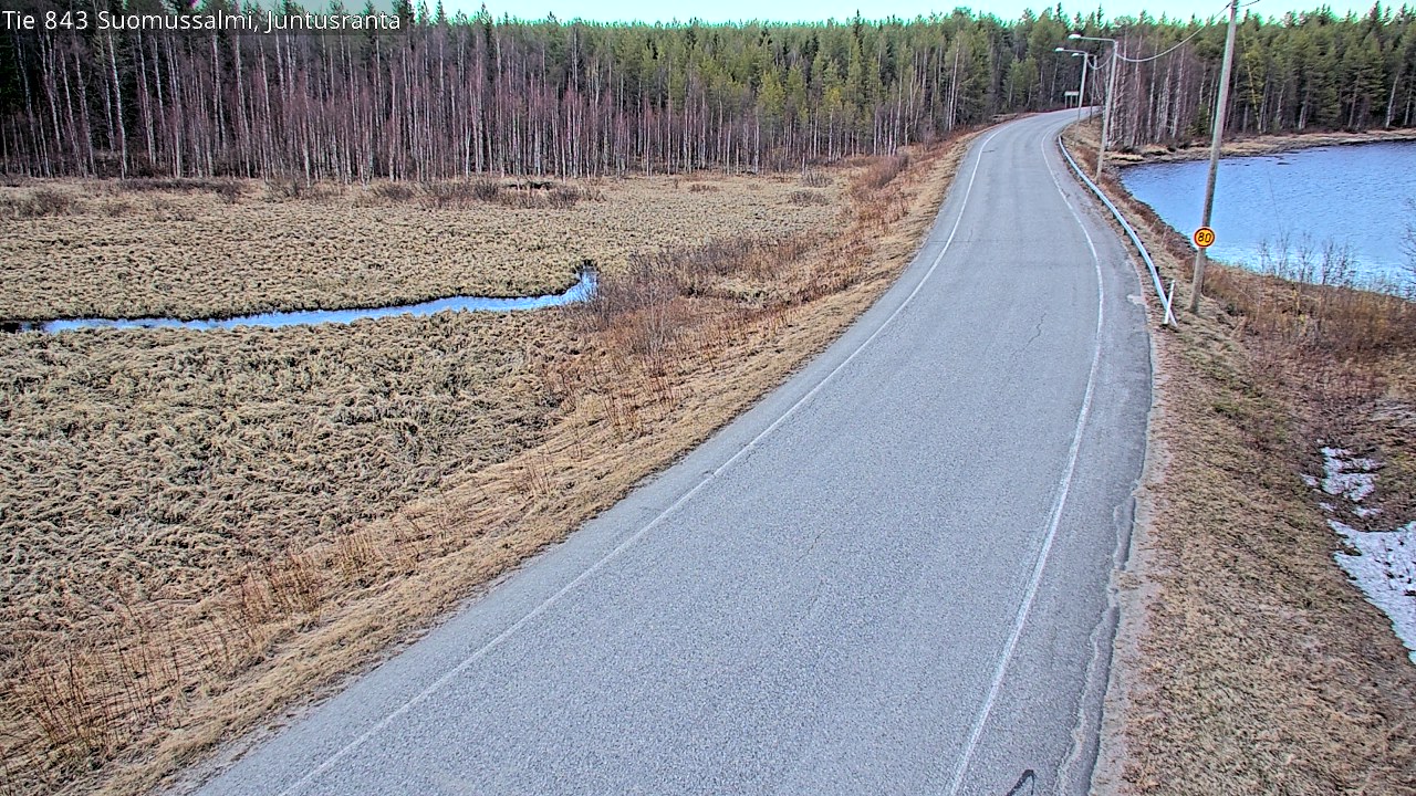 Kelikamerat Kuva Tie 843 Suomussalmi, Juntusranta, Suomussalmi, Kainuu