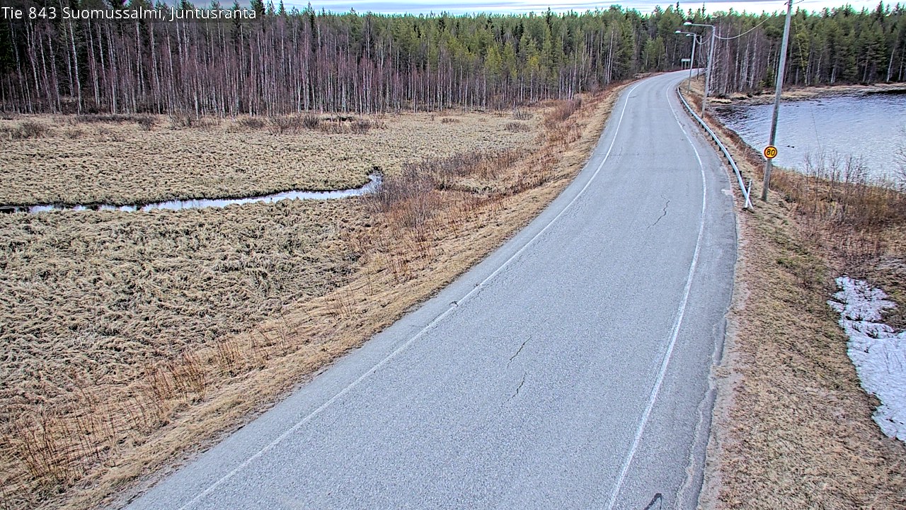 Kelikamerat Kuva Tie 843 Suomussalmi, Juntusranta, Suomussalmi, Kainuu