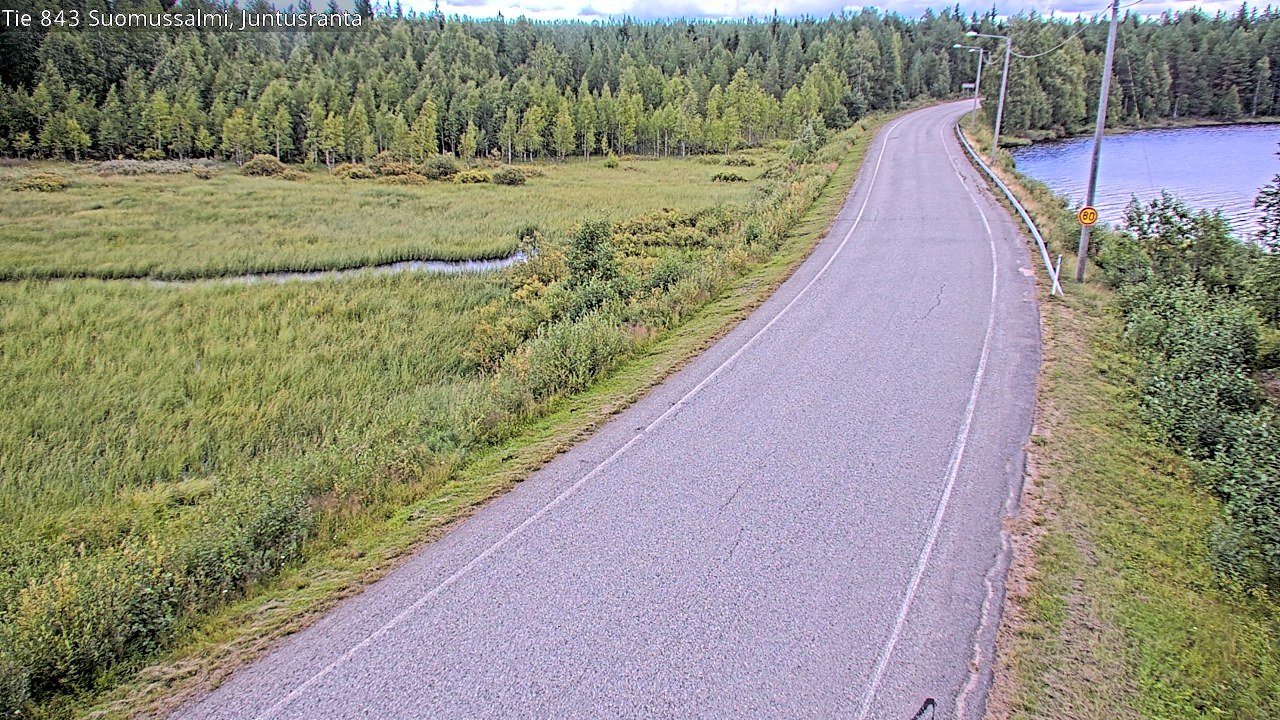 Kelikamerat Kuva Tie 843 Suomussalmi, Juntusranta, Suomussalmi, Kainuu