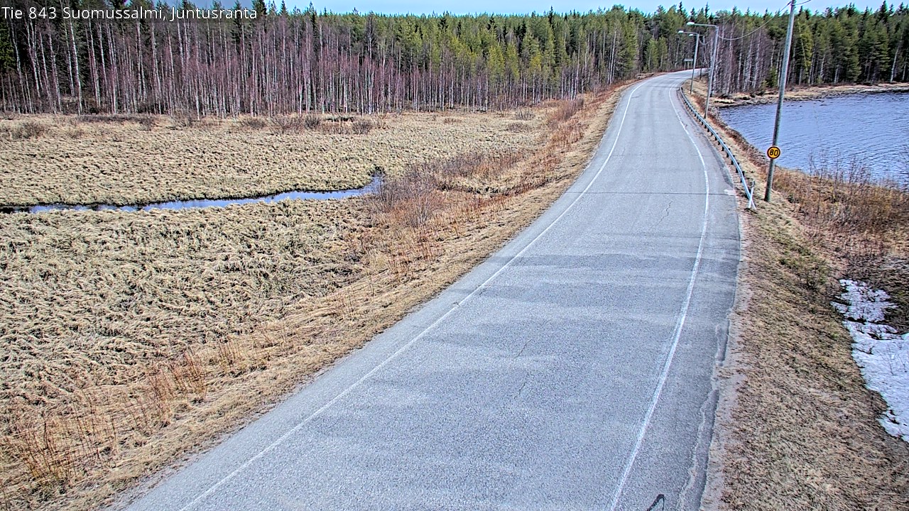 Kelikamerat Kuva Tie 843 Suomussalmi, Juntusranta, Suomussalmi, Kainuu