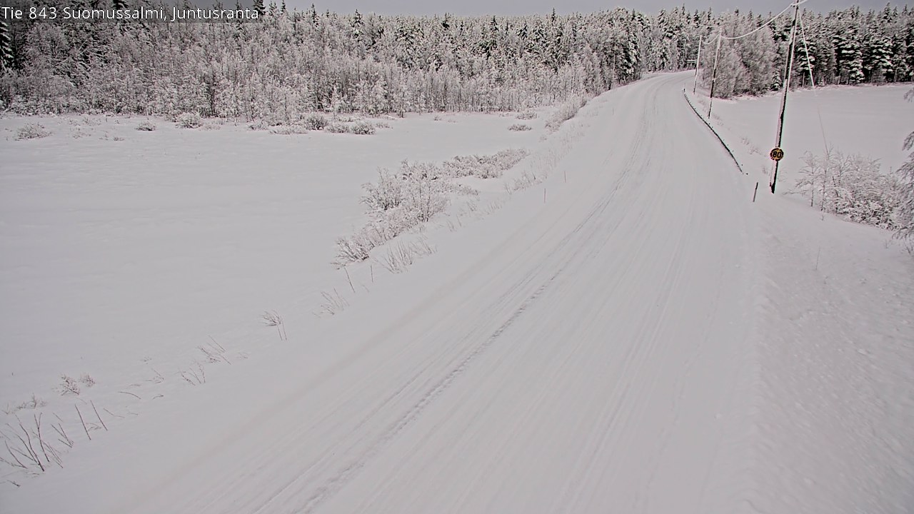 Kelikamerat Kuva Tie 843 Suomussalmi, Juntusranta, Suomussalmi, Kainuu