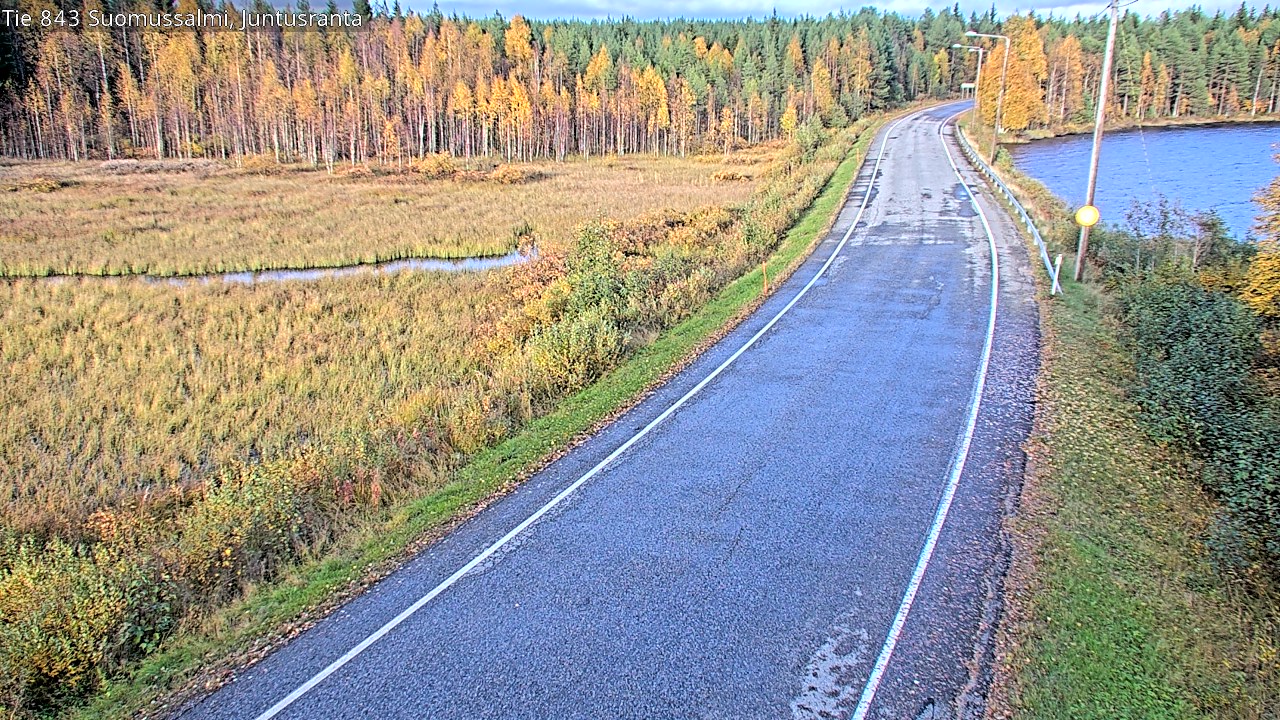 Kelikamerat Kuva Tie 843 Suomussalmi, Juntusranta, Suomussalmi, Kainuu