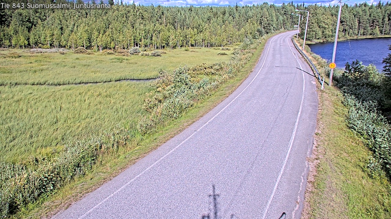 Kelikamerat Kuva Tie 843 Suomussalmi, Juntusranta, Suomussalmi, Kainuu