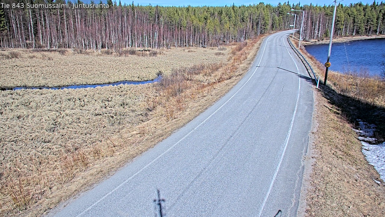Kelikamerat Kuva Tie 843 Suomussalmi, Juntusranta, Suomussalmi, Kainuu