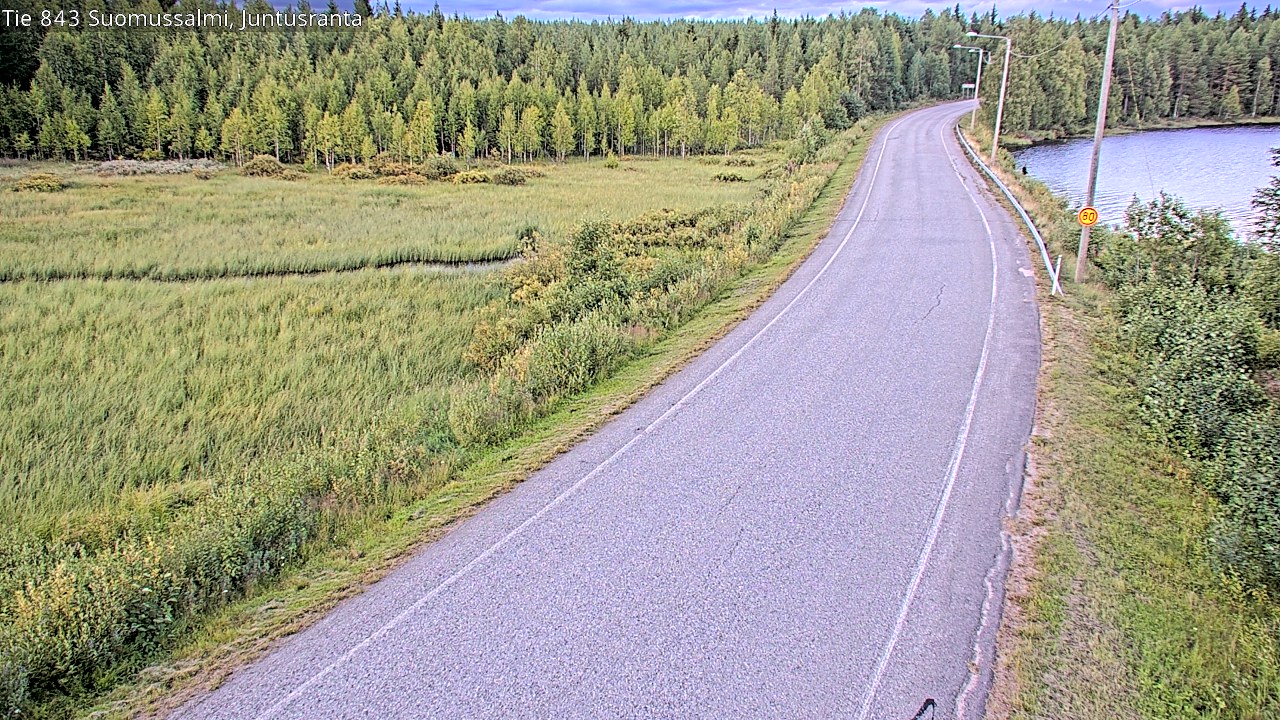 Kelikamerat Kuva Tie 843 Suomussalmi, Juntusranta, Suomussalmi, Kainuu