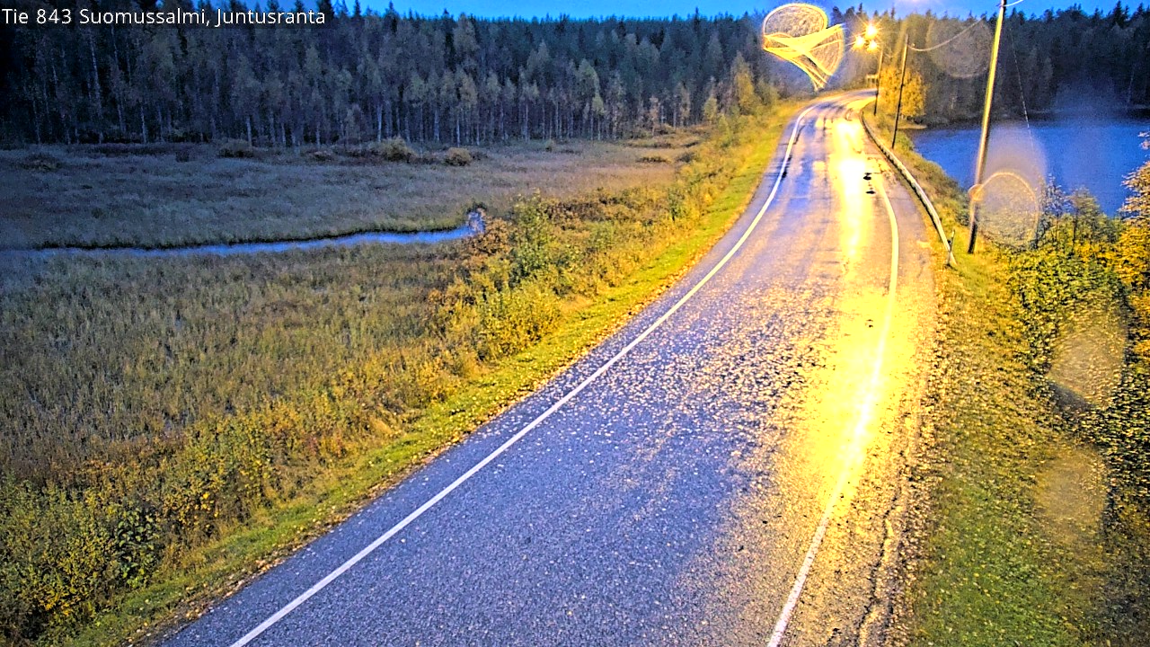 Kelikamerat Kuva Tie 843 Suomussalmi, Juntusranta, Suomussalmi, Kainuu