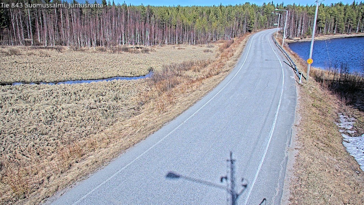 Kelikamerat Kuva Tie 843 Suomussalmi, Juntusranta, Suomussalmi, Kainuu