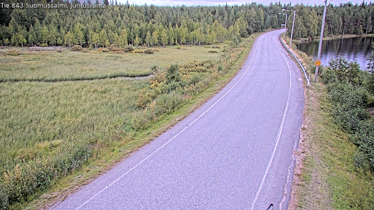 Kelikamerat Kuva Tie 843 Suomussalmi, Juntusranta, Suomussalmi, Kainuu