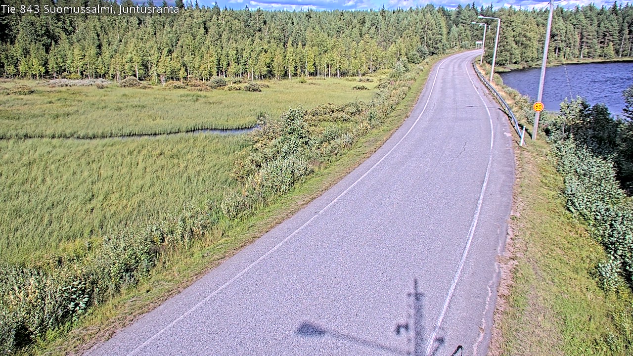 Kelikamerat Kuva Tie 843 Suomussalmi, Juntusranta, Suomussalmi, Kainuu
