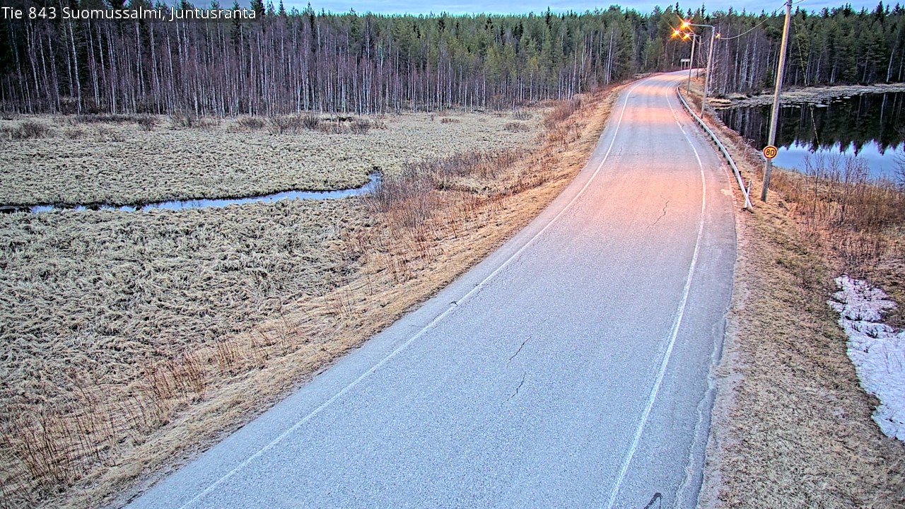 Kelikamerat Kuva Tie 843 Suomussalmi, Juntusranta, Suomussalmi, Kainuu