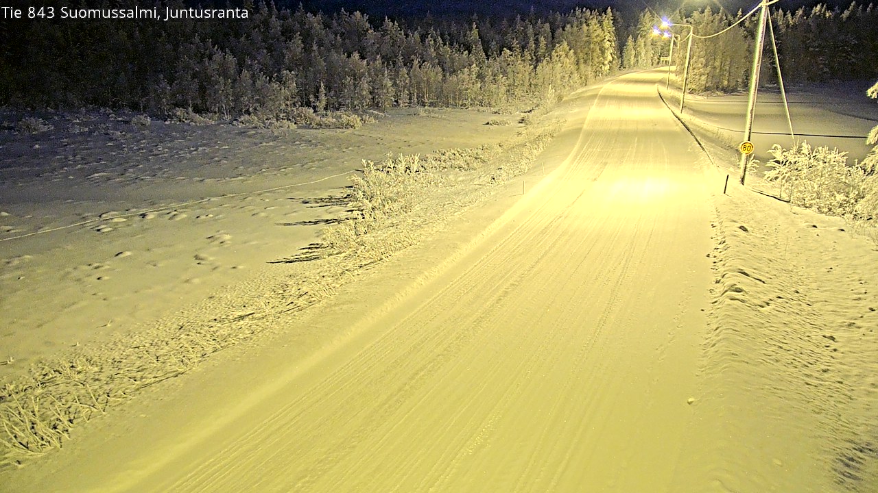 Kelikamerat Kuva Tie 843 Suomussalmi, Juntusranta, Suomussalmi, Kainuu