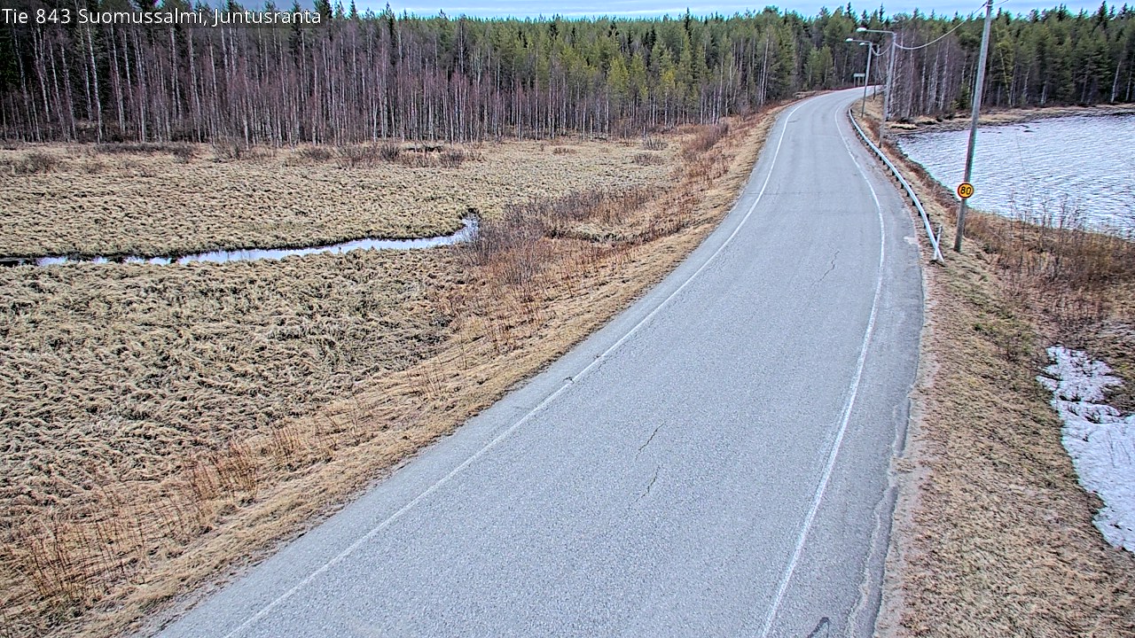 Kelikamerat Kuva Tie 843 Suomussalmi, Juntusranta, Suomussalmi, Kainuu