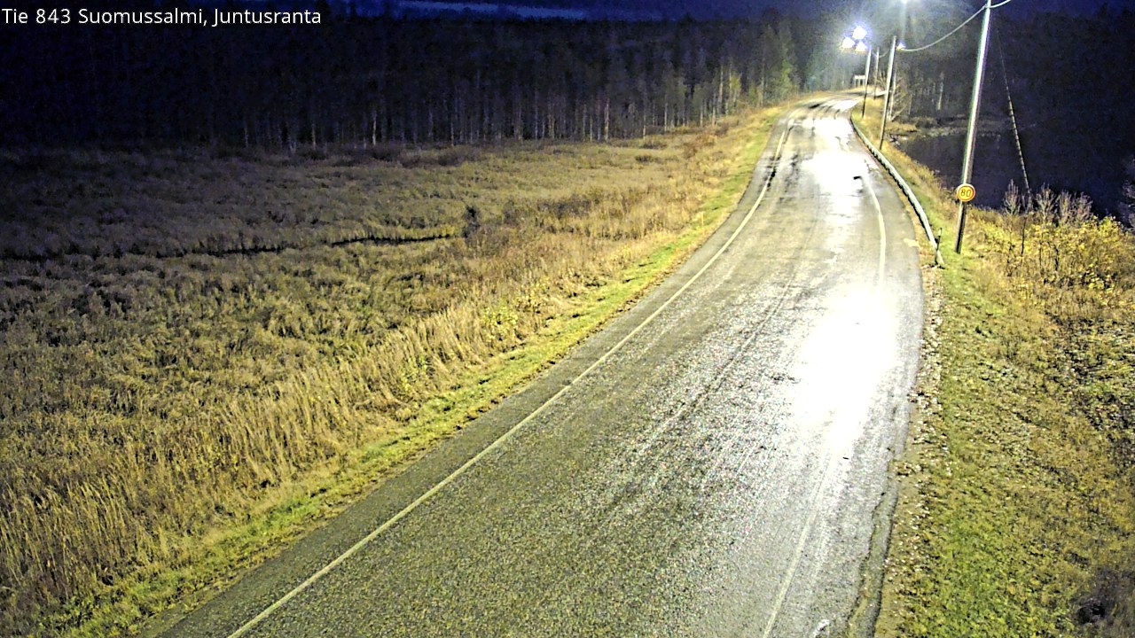 Kelikamerat Kuva Tie 843 Suomussalmi, Juntusranta, Suomussalmi, Kainuu