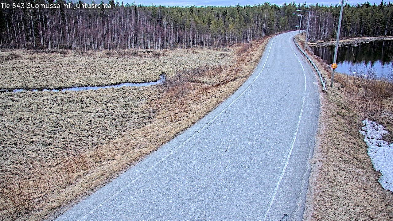 Kelikamerat Kuva Tie 843 Suomussalmi, Juntusranta, Suomussalmi, Kainuu