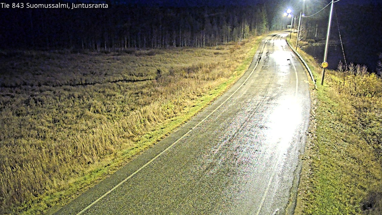 Kelikamerat Kuva Tie 843 Suomussalmi, Juntusranta, Suomussalmi, Kainuu