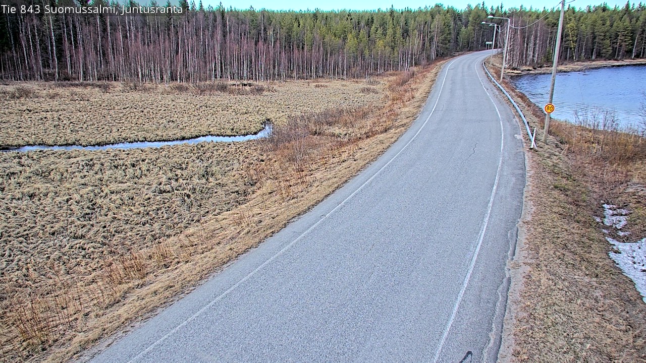 Kelikamerat Kuva Tie 843 Suomussalmi, Juntusranta, Suomussalmi, Kainuu