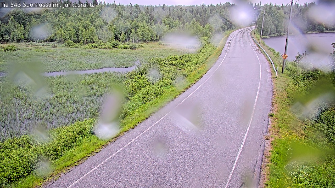 Kelikamerat Kuva Tie 843 Suomussalmi, Juntusranta, Suomussalmi, Kainuu