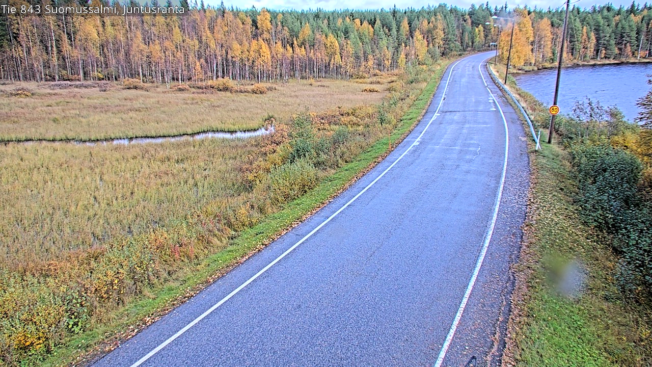 Kelikamerat Kuva Tie 843 Suomussalmi, Juntusranta, Suomussalmi, Kainuu