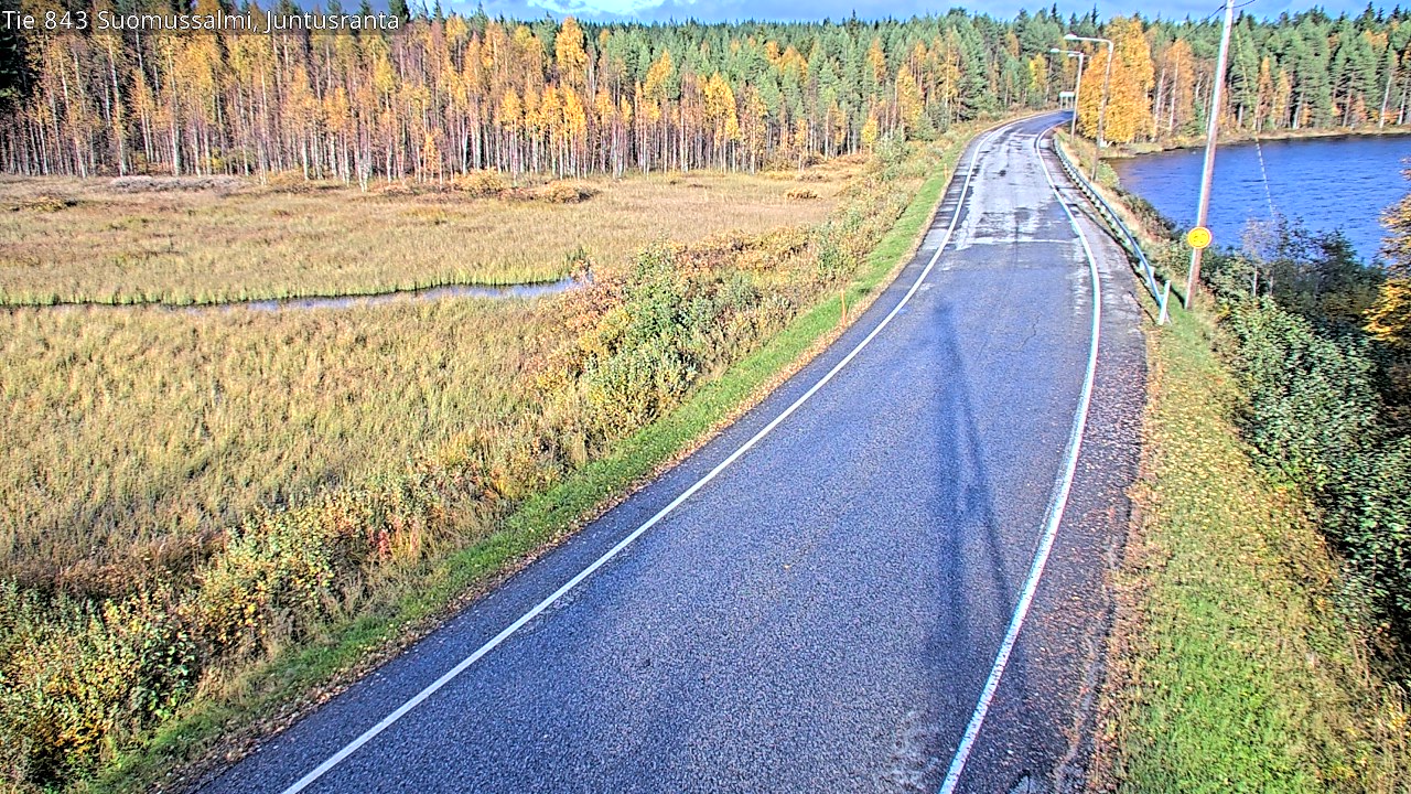Kelikamerat Kuva Tie 843 Suomussalmi, Juntusranta, Suomussalmi, Kainuu