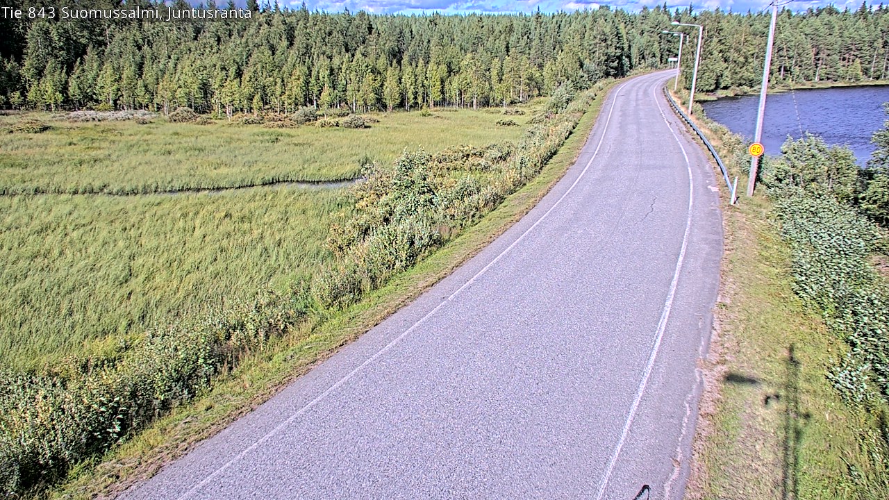 Kelikamerat Kuva Tie 843 Suomussalmi, Juntusranta, Suomussalmi, Kainuu
