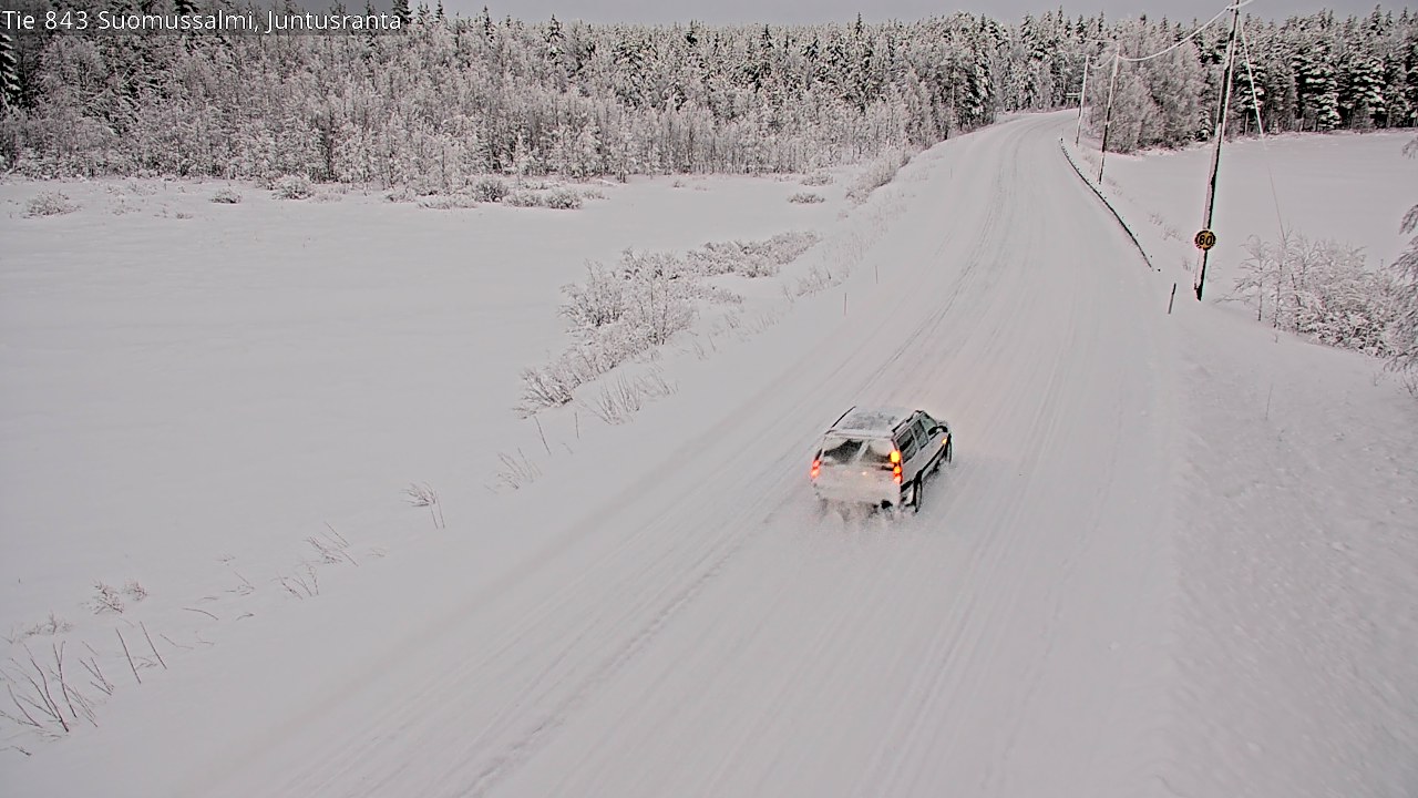 Kelikamerat Kuva Tie 843 Suomussalmi, Juntusranta, Suomussalmi, Kainuu