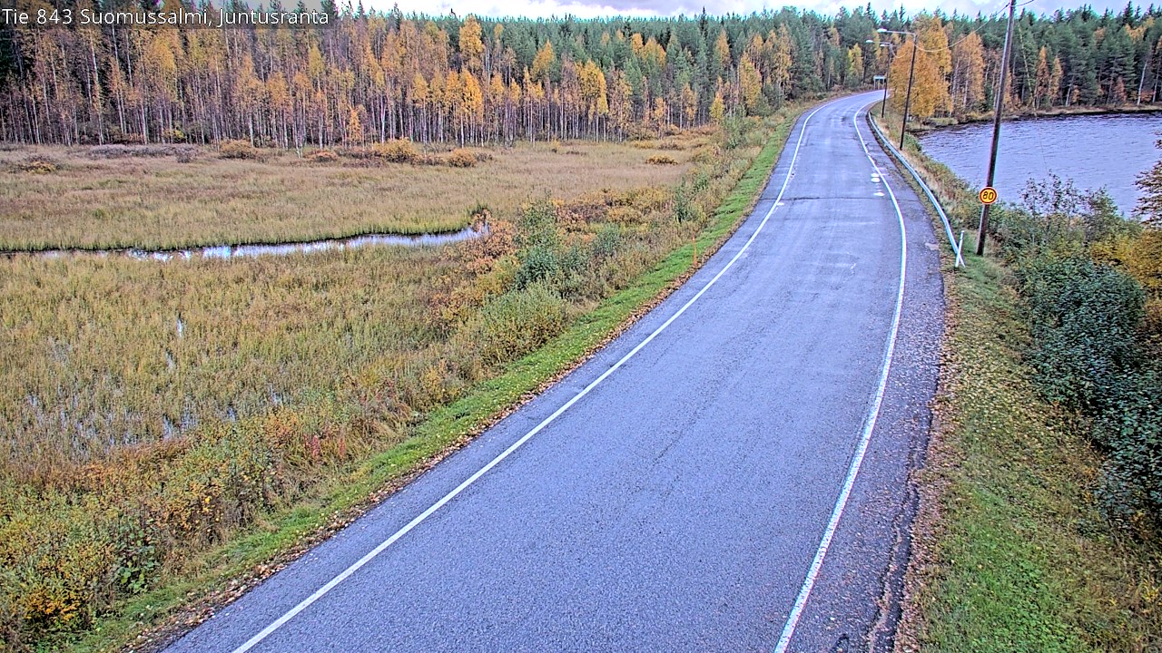Kelikamerat Kuva Tie 843 Suomussalmi, Juntusranta, Suomussalmi, Kainuu