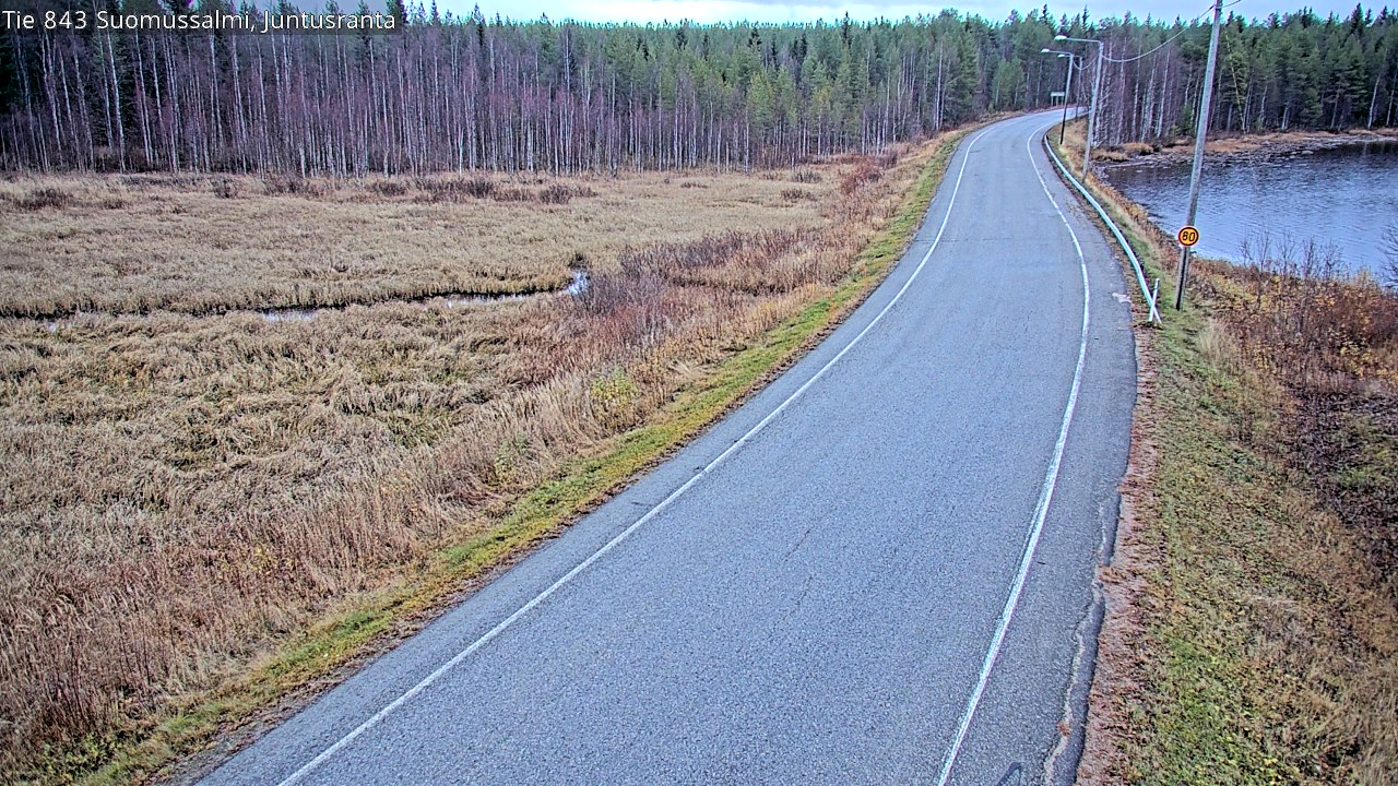 Kelikamerat Kuva Tie 843 Suomussalmi, Juntusranta, Suomussalmi, Kainuu