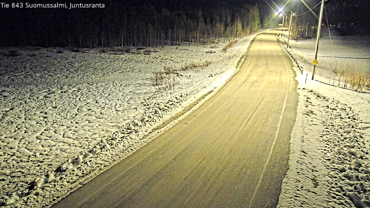 Kelikamerat Kuva Tie 843 Suomussalmi, Juntusranta, Suomussalmi, Kainuu