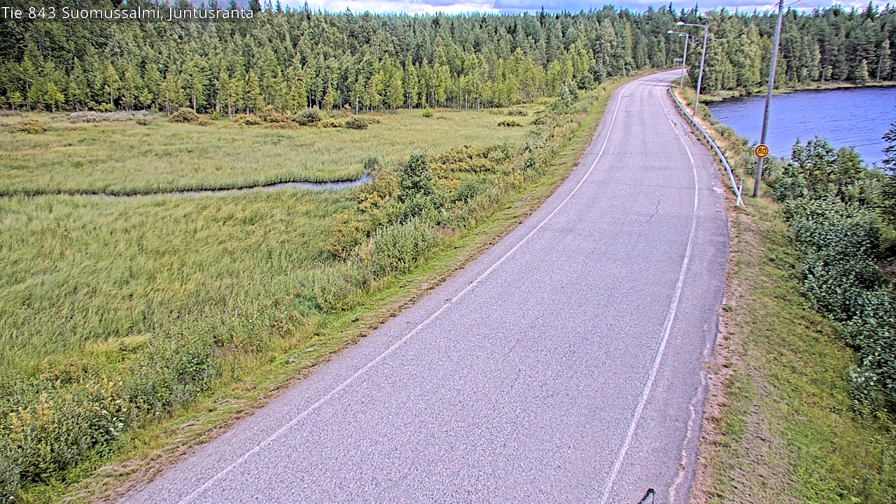 Kelikamerat Kuva Tie 843 Suomussalmi, Juntusranta, Suomussalmi, Kainuu