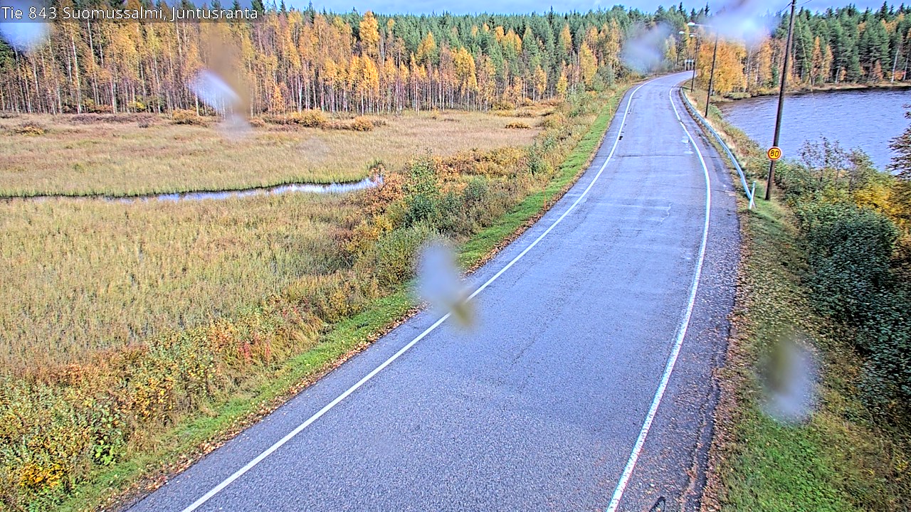 Kelikamerat Kuva Tie 843 Suomussalmi, Juntusranta, Suomussalmi, Kainuu