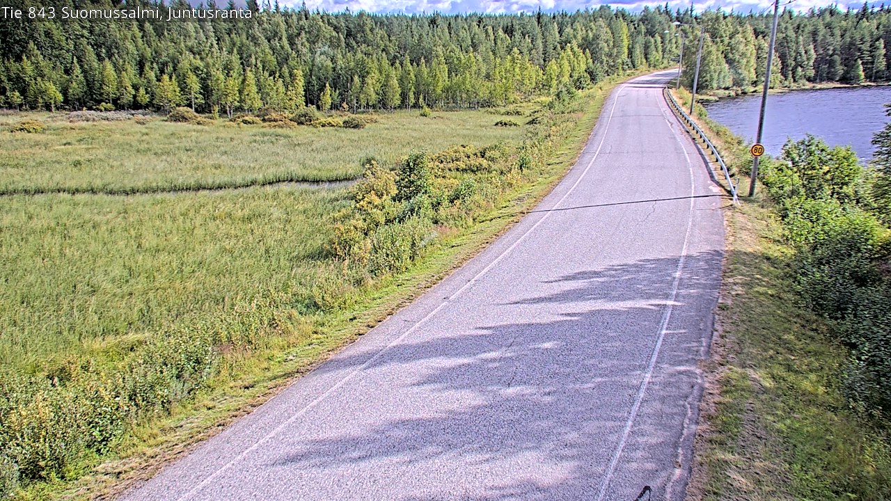 Kelikamerat Kuva Tie 843 Suomussalmi, Juntusranta, Suomussalmi, Kainuu