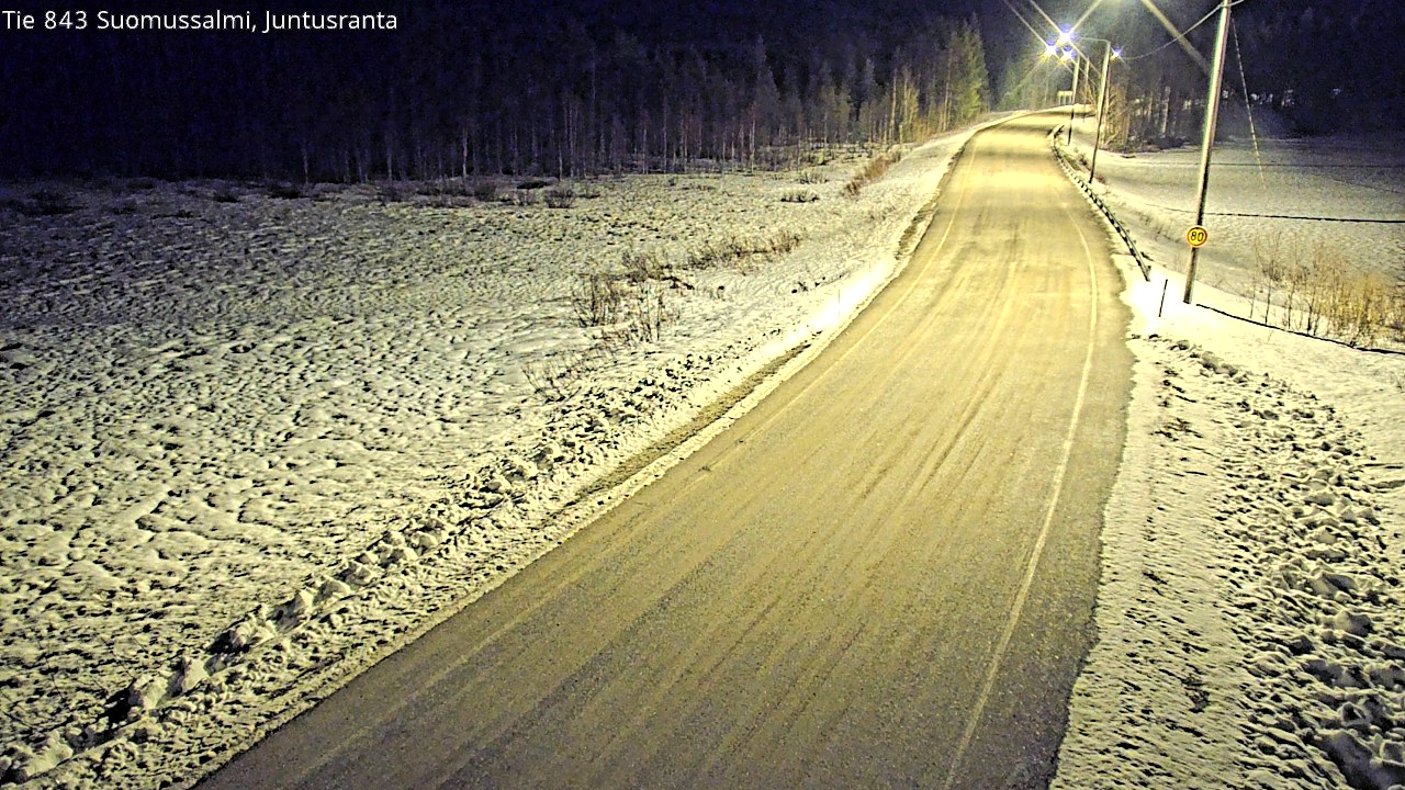 Kelikamerat Kuva Tie 843 Suomussalmi, Juntusranta, Suomussalmi, Kainuu