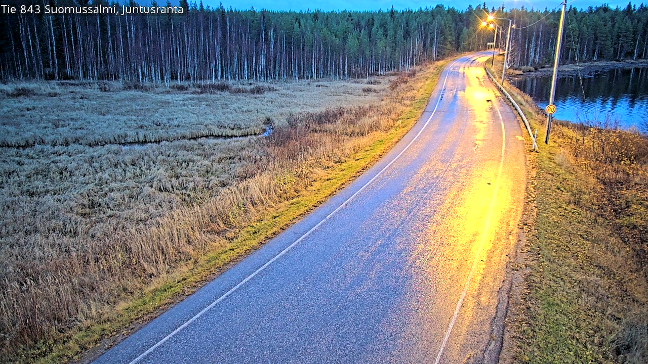 Kelikamerat Kuva Tie 843 Suomussalmi, Juntusranta, Suomussalmi, Kainuu