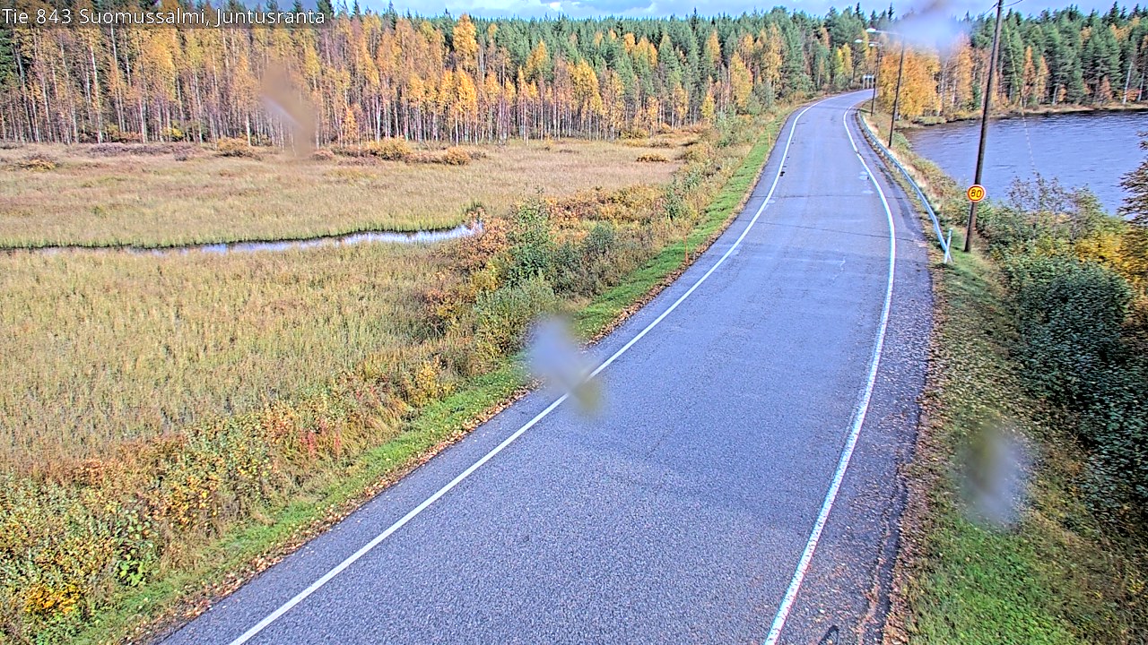 Kelikamerat Kuva Tie 843 Suomussalmi, Juntusranta, Suomussalmi, Kainuu