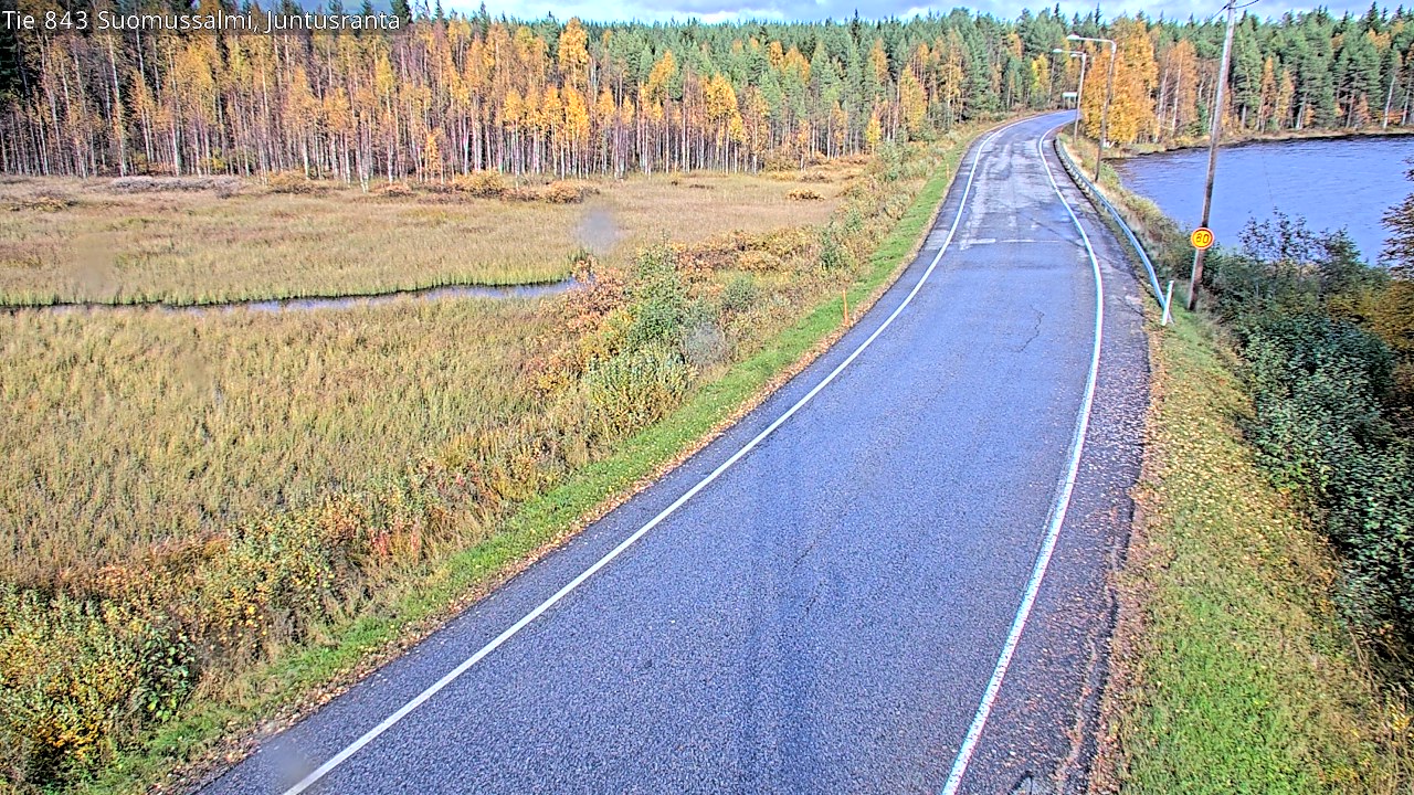 Kelikamerat Kuva Tie 843 Suomussalmi, Juntusranta, Suomussalmi, Kainuu