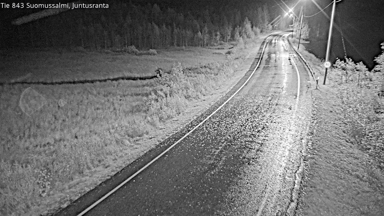 Kelikamerat Kuva Tie 843 Suomussalmi, Juntusranta, Suomussalmi, Kainuu