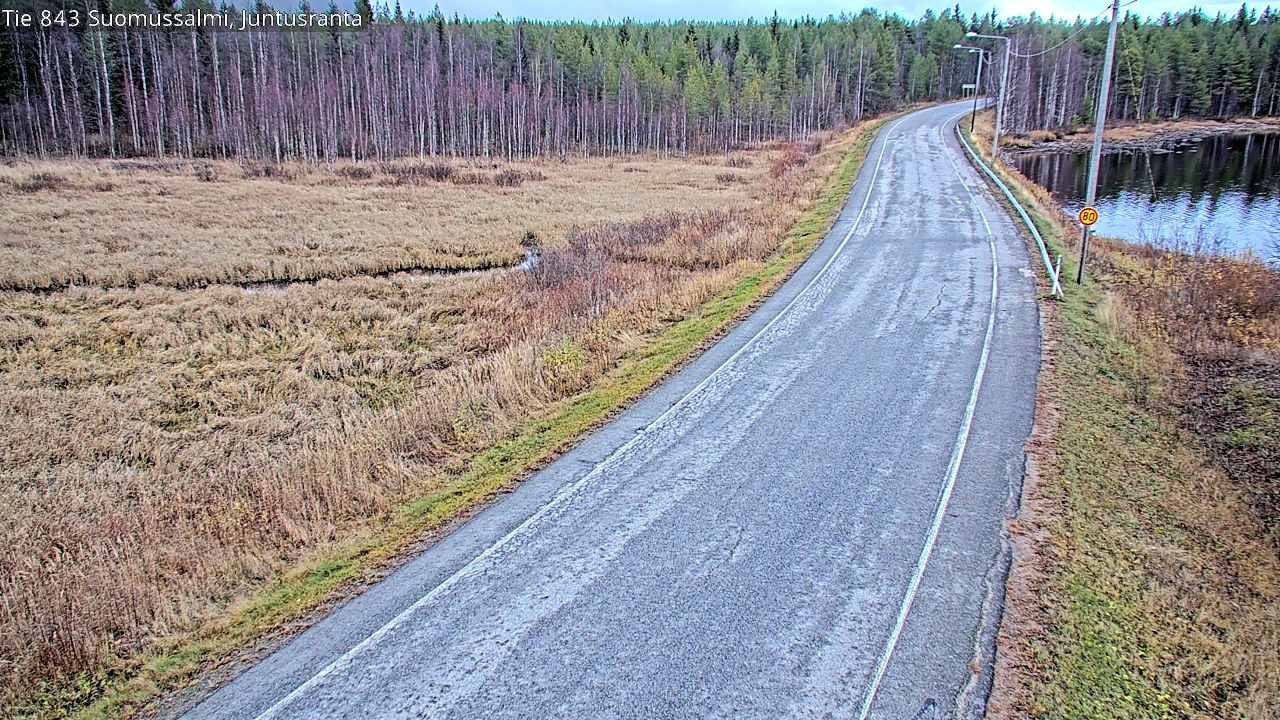 Kelikamerat Kuva Tie 843 Suomussalmi, Juntusranta, Suomussalmi, Kainuu