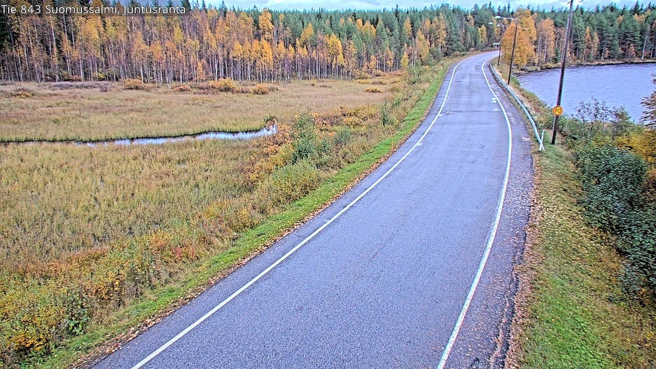 Kelikamerat Kuva Tie 843 Suomussalmi, Juntusranta, Suomussalmi, Kainuu