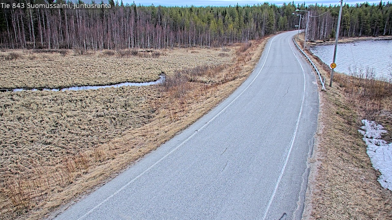 Kelikamerat Kuva Tie 843 Suomussalmi, Juntusranta, Suomussalmi, Kainuu